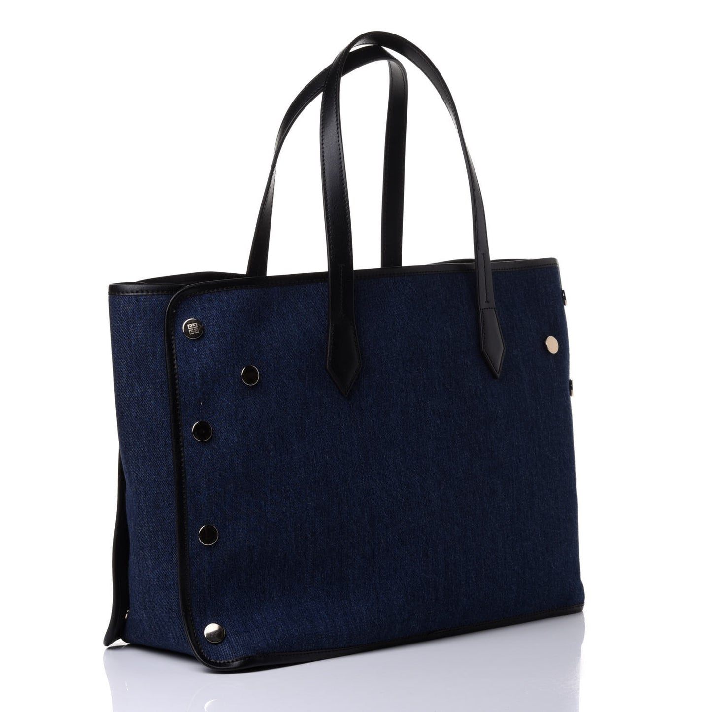 Denim Medium Logo Bond Shopper Tote Blue