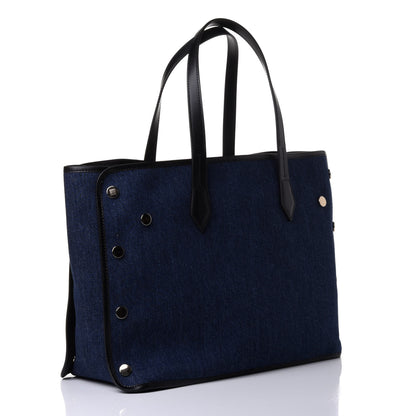 Givenchy Denim Medium Logo Bond Shopper Tote Blue 2 of 4