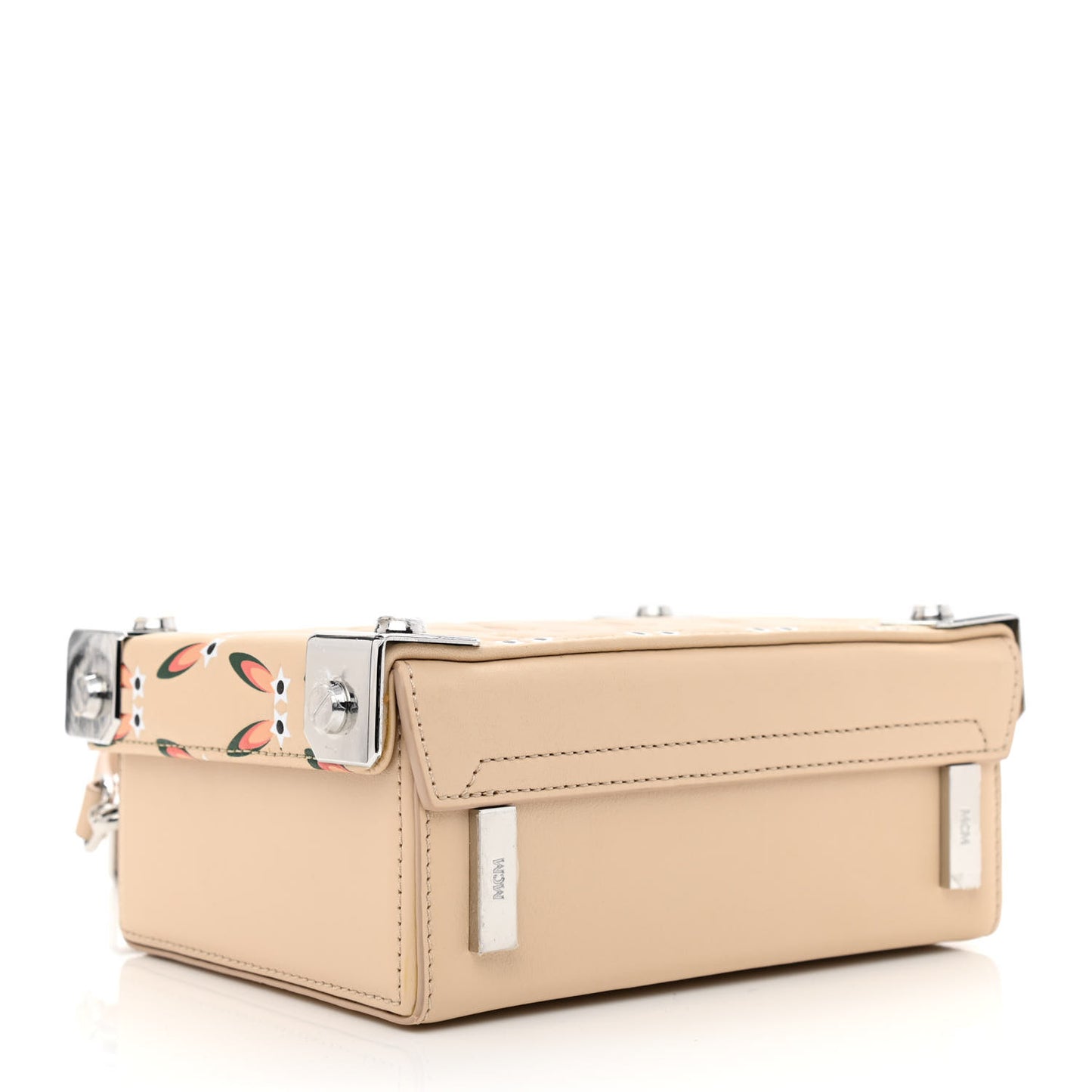 Lambskin Star Eyed Bunny Small Berlin Crossbody Natural