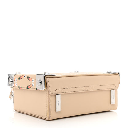 MCM Lambskin Star Eyed Bunny Small Berlin Crossbody Natural 4 of 10