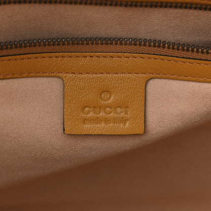 Gucci New Sakai Calfskin Lux Tri-Color Medium Dahlia Shoulder Bag Black Quarz Beige Mystic White 6 of 11