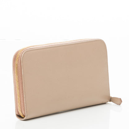 Prada Saffiano Metal Zip Around Wallet Cammeo 3 of 8