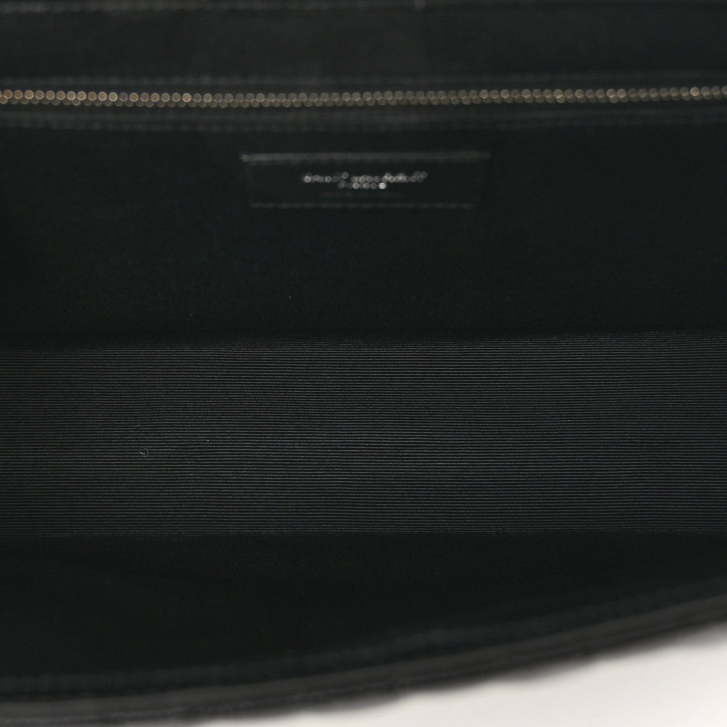 Saint Laurent Grain De Poudre Textured Mixed Matelasse Large Triquilt Monogram Satchel Black 6 of 10