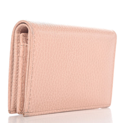 Gucci Pebbled Calfskin Butterfly Card Case Perfect Pink 3 of 8