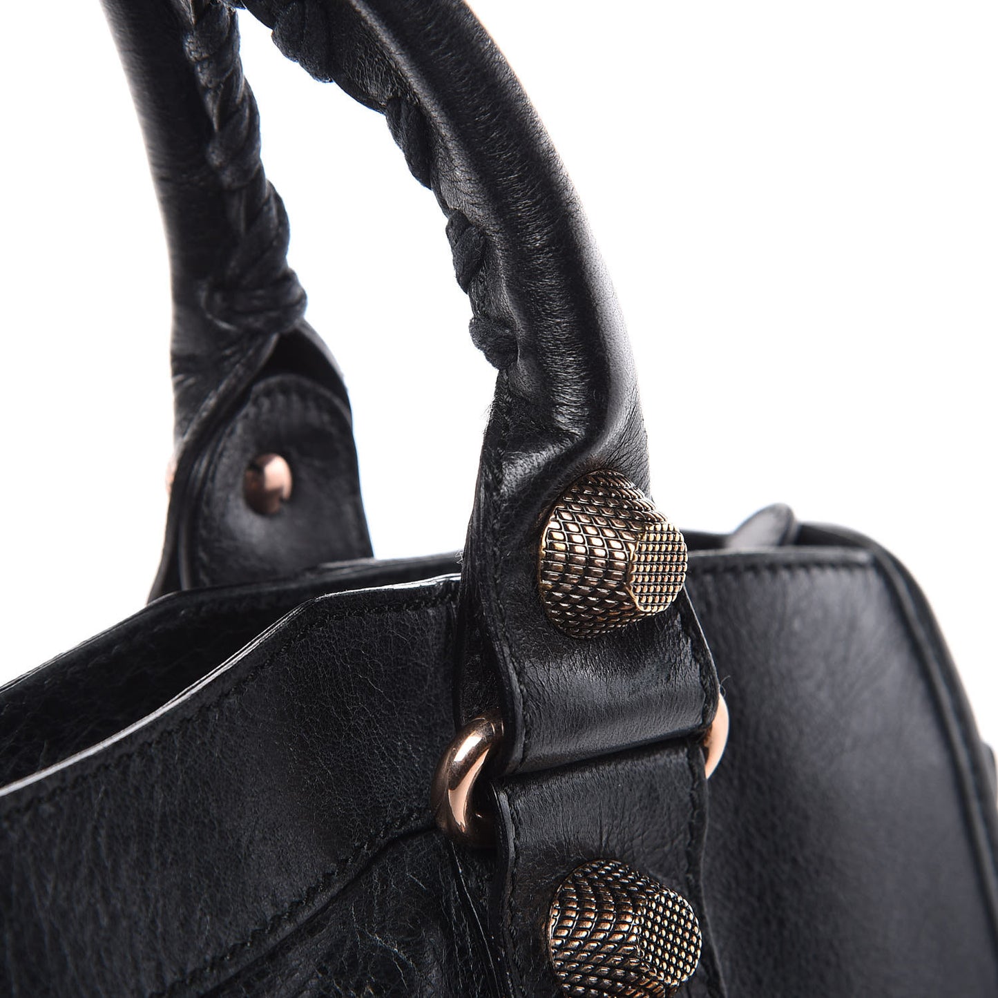 Agneau Giant 21 Rose Gold Hardware City Black