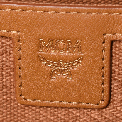 MCM Visetos Small Rooster Stark Backpack Cognac 8 of 9