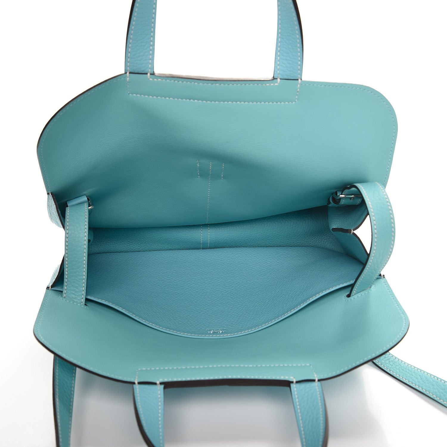 Hermes Taurillon Clemence Halzan 31 Bleu Atoll 7 of 10