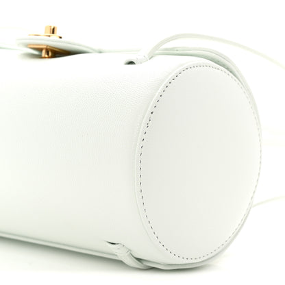 Chanel Shiny Caviar Preppy Coco Small Bowling Bag Light Blue 10 of 10