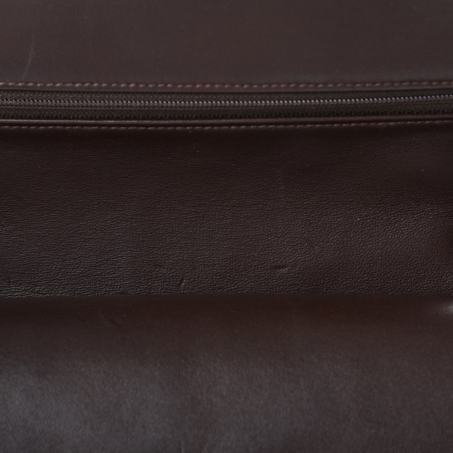 Tweed Quilted Medium Double Flap White Brown