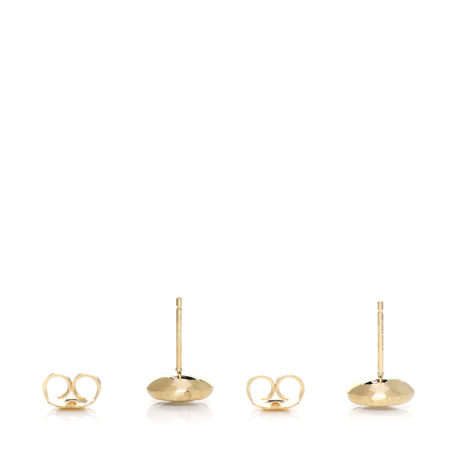 Marco Bicego 18K Yellow Gold Mother of Pearl Jaipur Color Stud Earrings 3 of 6