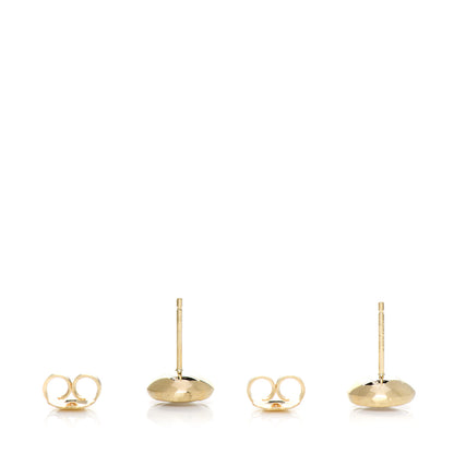 Marco Bicego 18K Yellow Gold Mother of Pearl Jaipur Color Stud Earrings 3 of 6