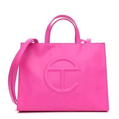Telfar Vegan Leather Medium Shopping Bag Azalea 1 of 10