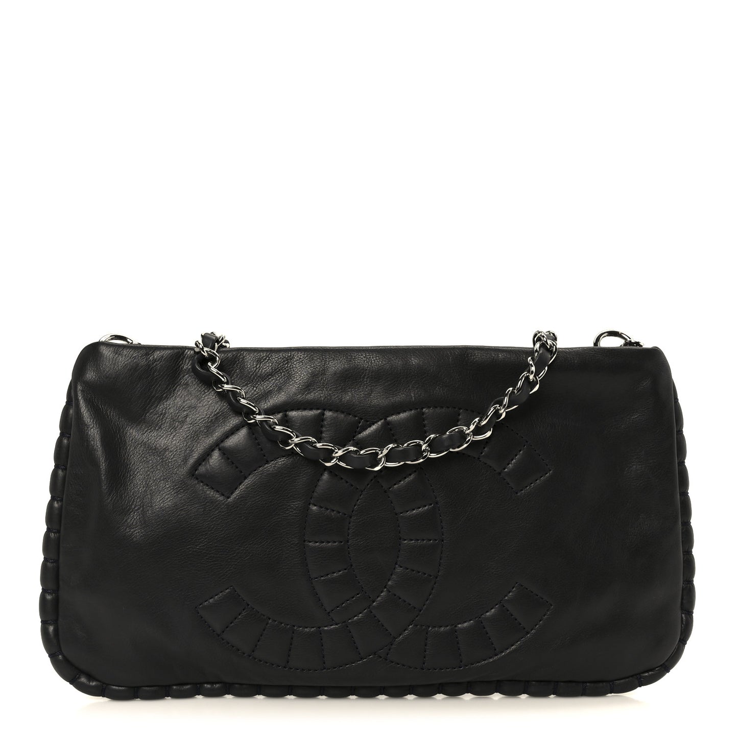 Calfskin On the Bund Pochette Black