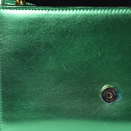 Saint Laurent Nappa Silk Small Classic Monogram Kate Satchel Jasmine Green 8 of 18
