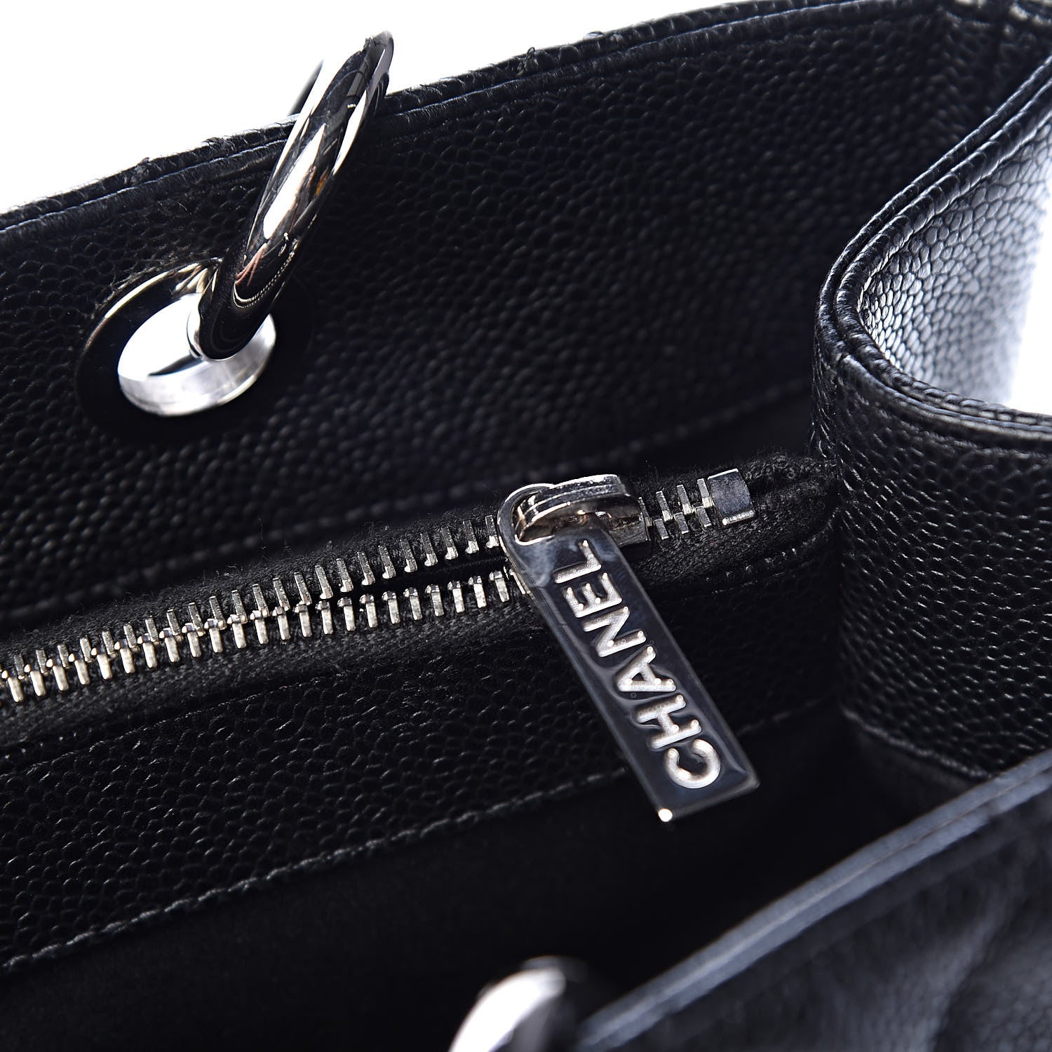 Chanel Caviar Quilted Grand Shopping Tote GST Black 12 of 12