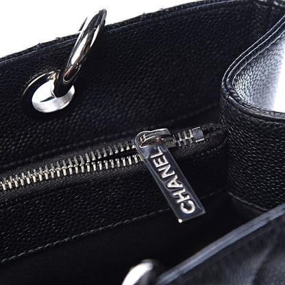 Chanel Caviar Quilted Grand Shopping Tote GST Black 12 of 12