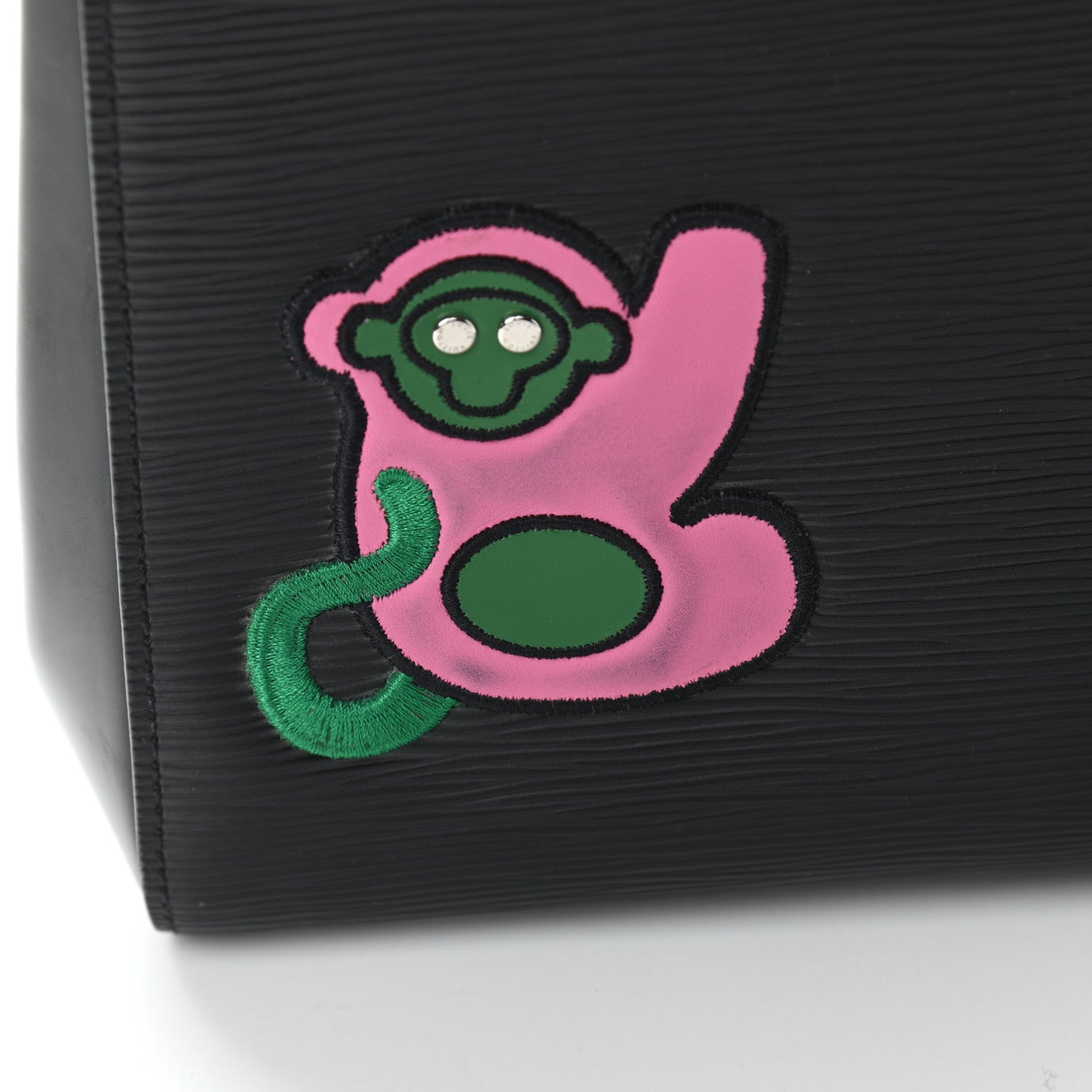 Louis Vuitton Epi Stickers Cluny BB Black 12 of 13