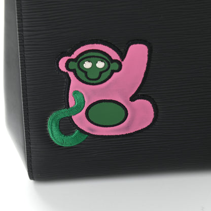 Louis Vuitton Epi Stickers Cluny BB Black 12 of 13