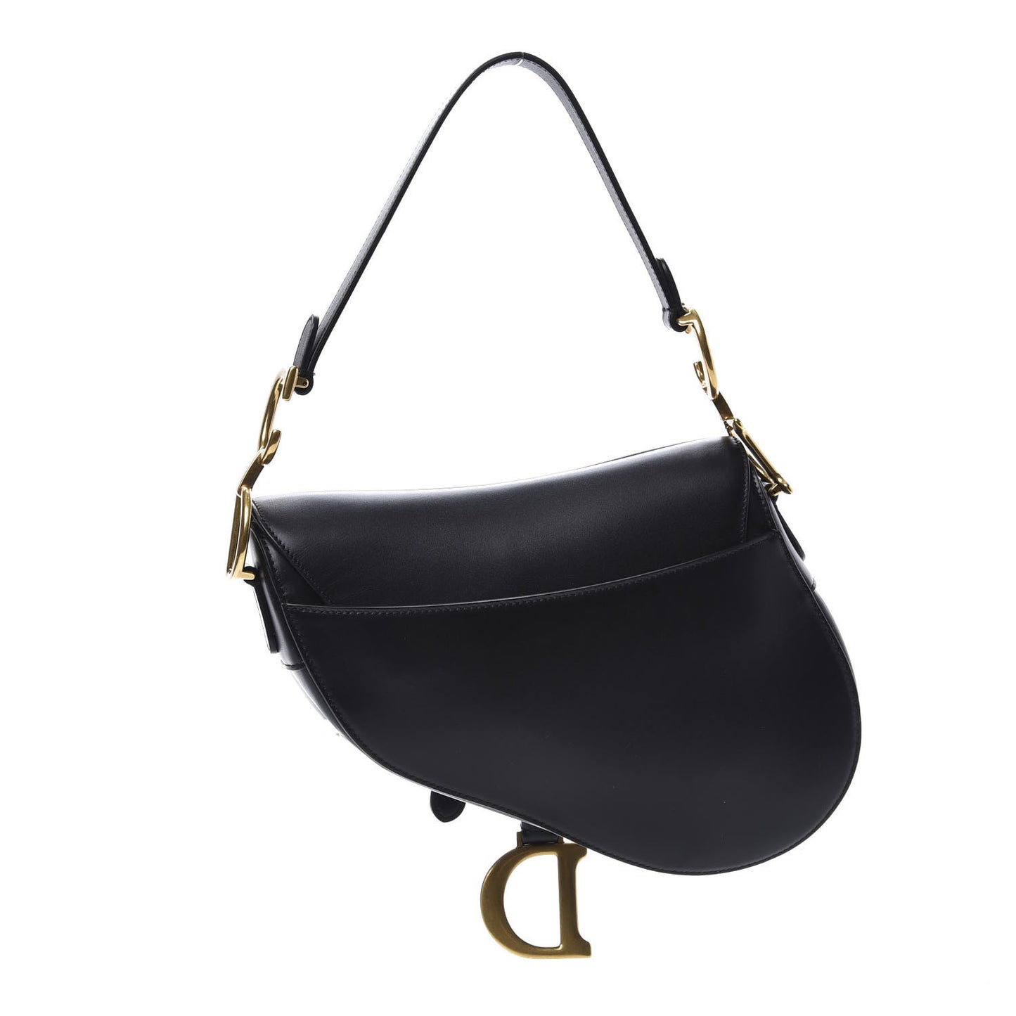 Calfskin Saddle Bag Black