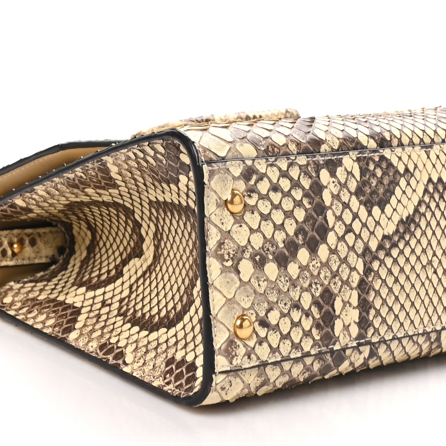Valentino Garavani Snakeskin Small VSling Top Handle Bag Beige 8 of 10