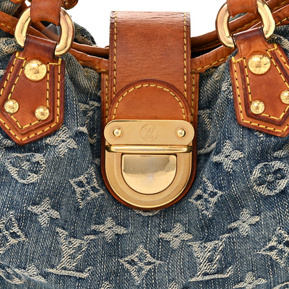 Louis Vuitton Monogram Denim Pleaty Blue 7 of 11