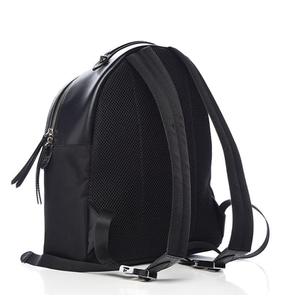 Fendi Nylon Vitello Liberty Sequin Fun Fair Embroidered Backpack Black 3 of 11