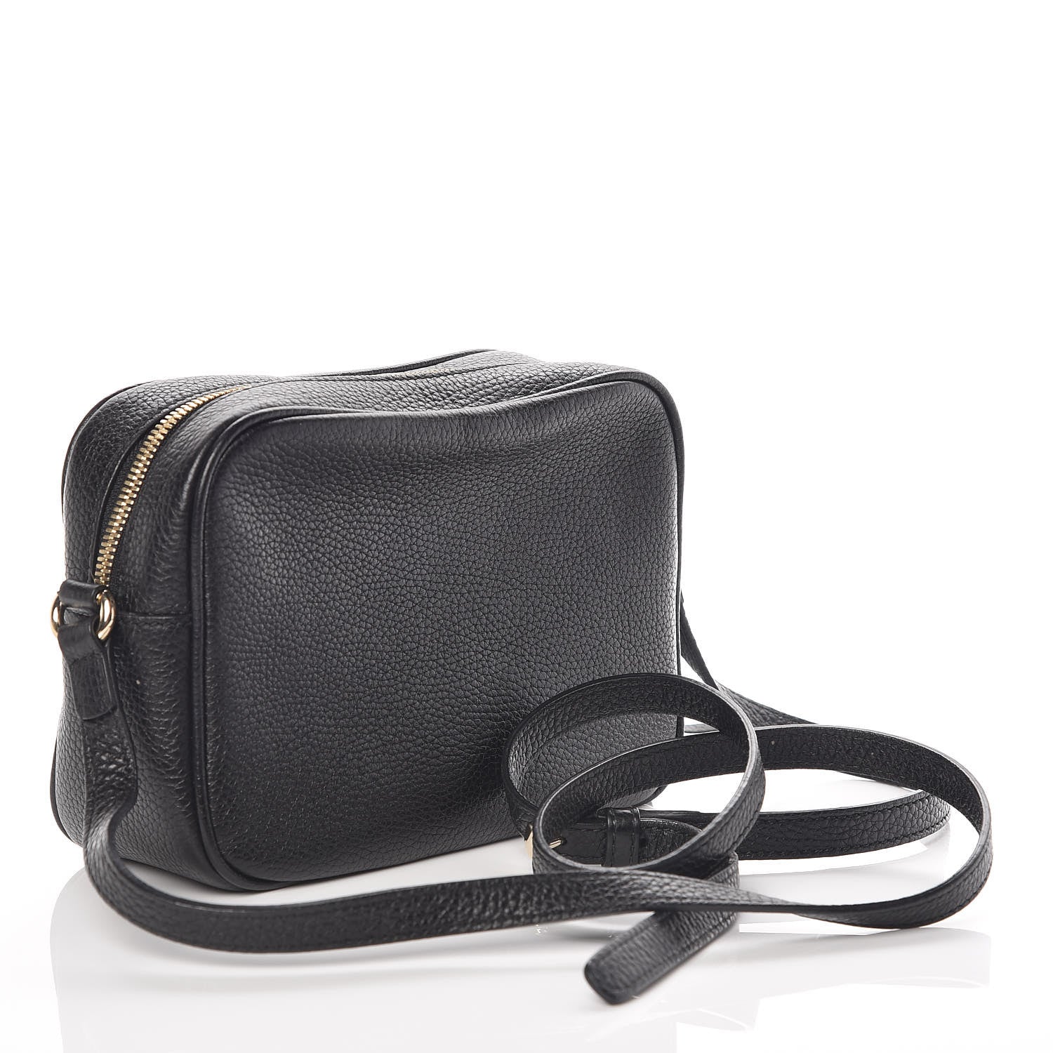 Gucci Pebbled Calfskin Small Soho Disco Bag Black 3 of 11