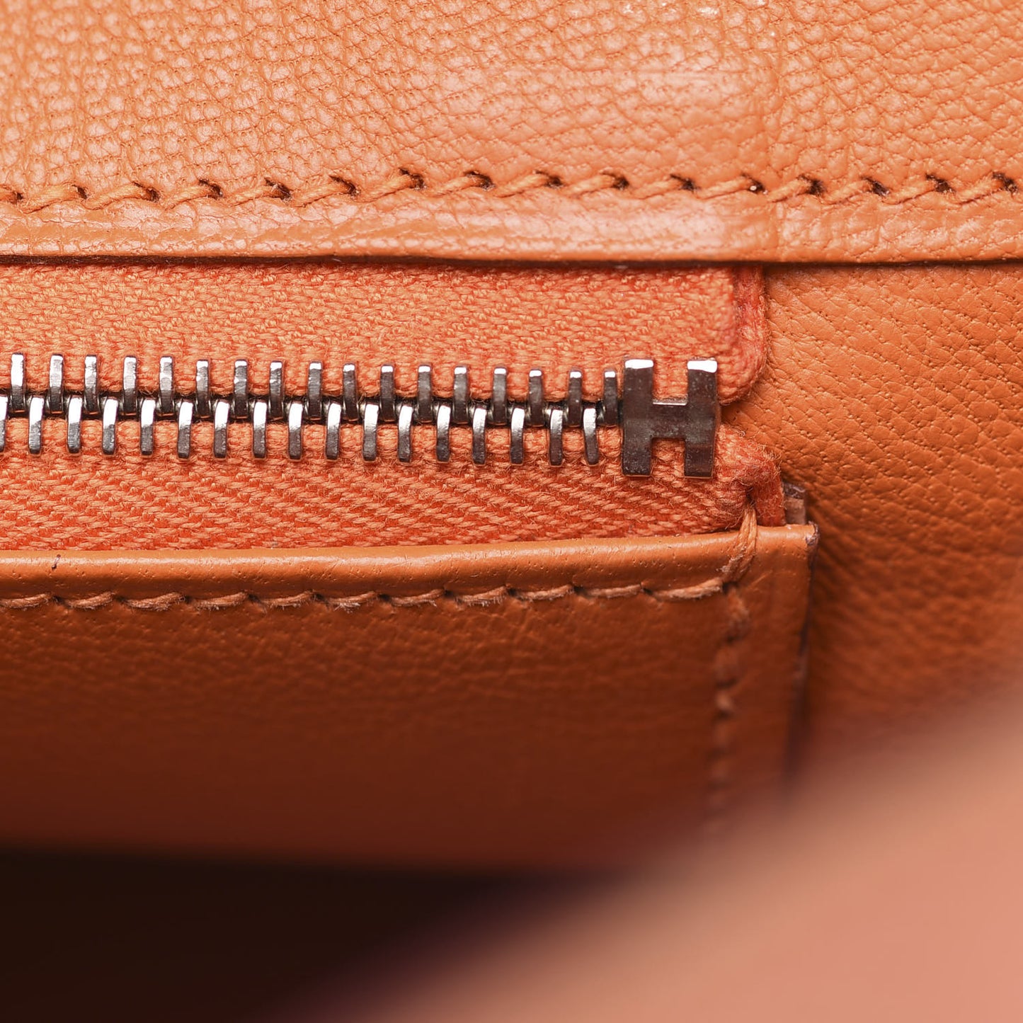 Epsom Birkin 25 Orange