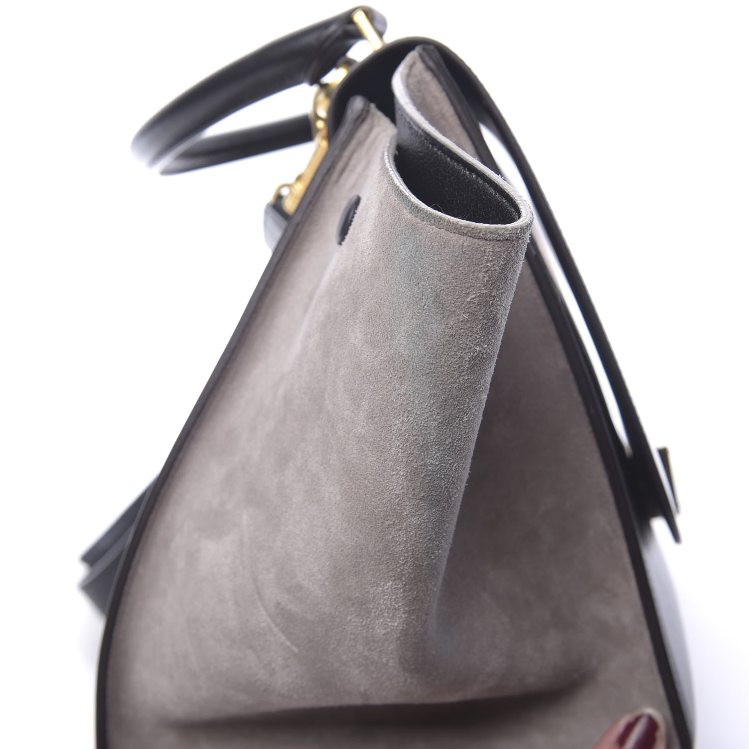 Celine Smooth Calfskin Suede Medium Bi-Color Trapeze 13 of 16