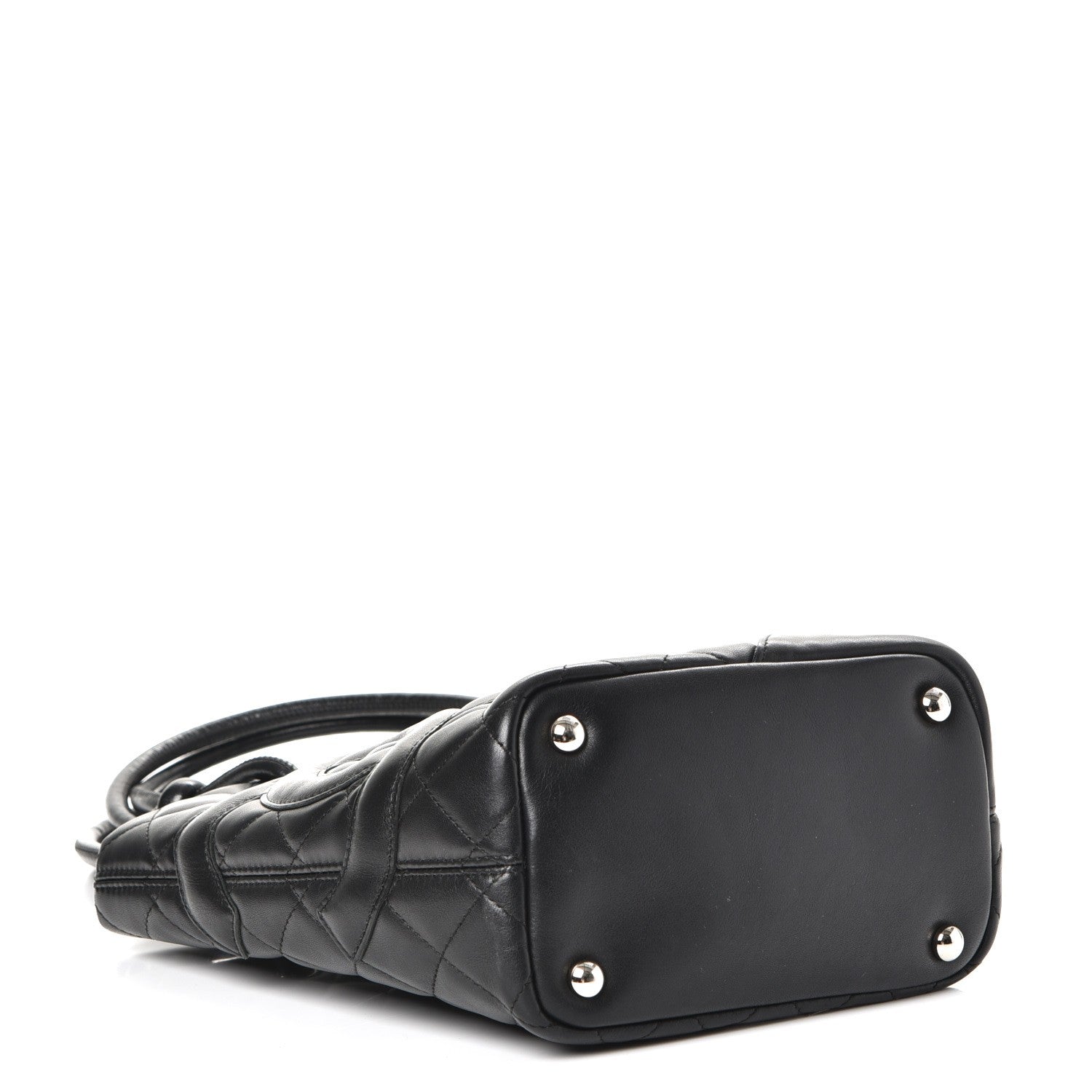 Chanel Calfskin Quilted Small Cambon Tote Black 4 of 8