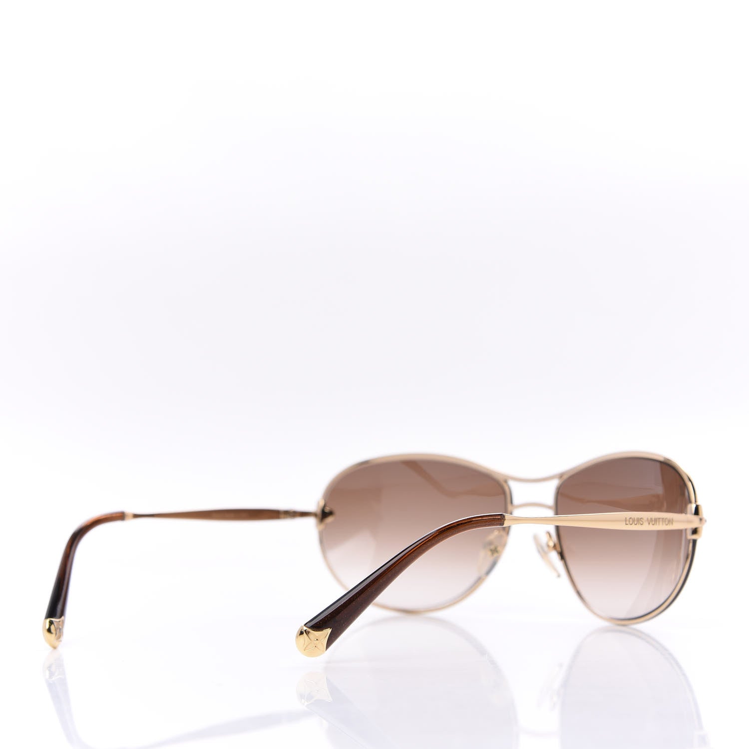 Louis Vuitton Mimosa Sunglasses Z0378U Gold 4 of 11