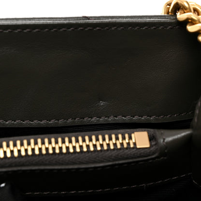 Saint Laurent Calfskin Y Quilted Monogram Medium Loulou Chain Satchel Pebble 8 of 11