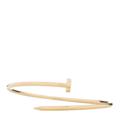Cartier 18K Yellow Gold Small Juste Un Clou Bracelet 17 1 of 4