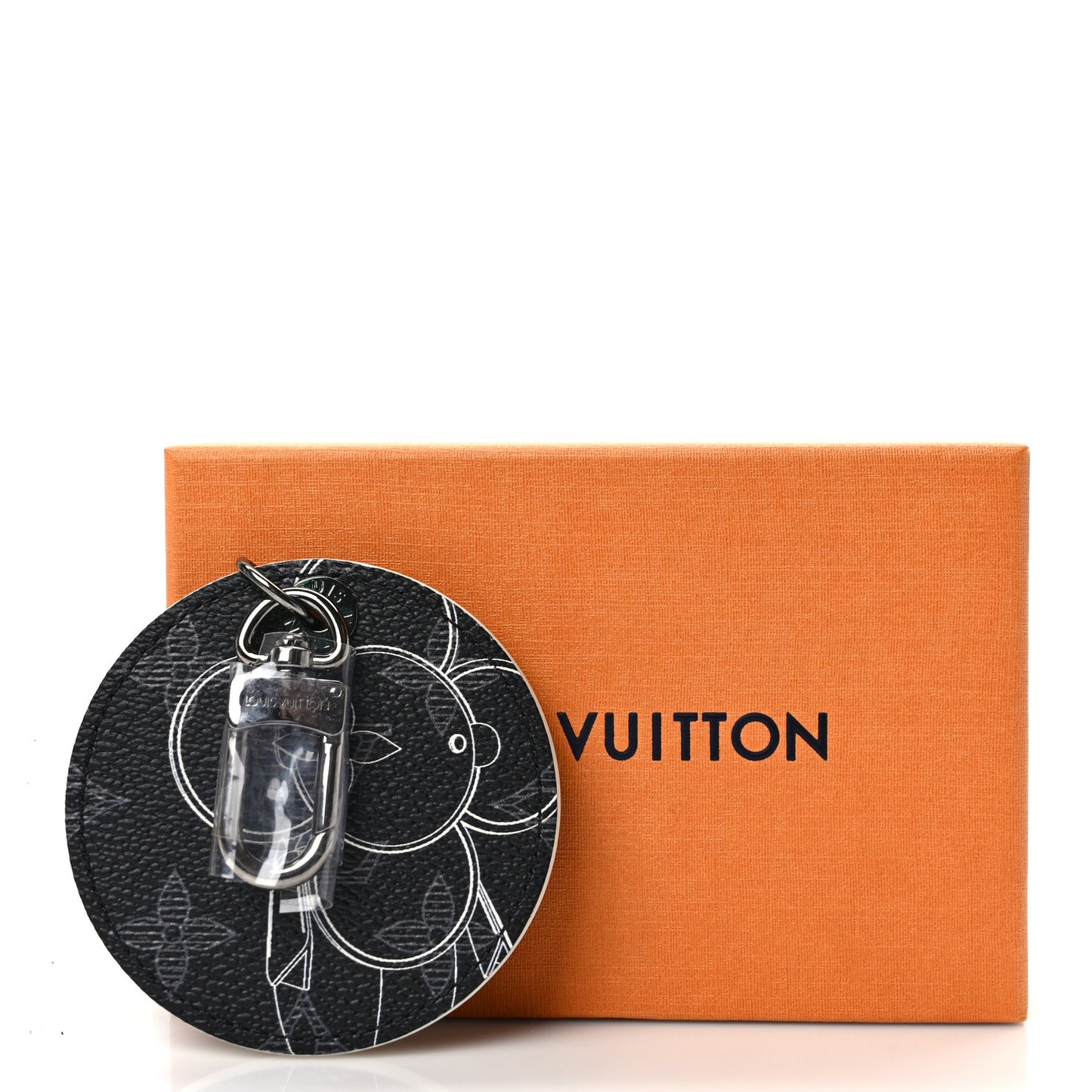Monogram Eclipse Illustre Vivienne Bag Charm Key Holder Black