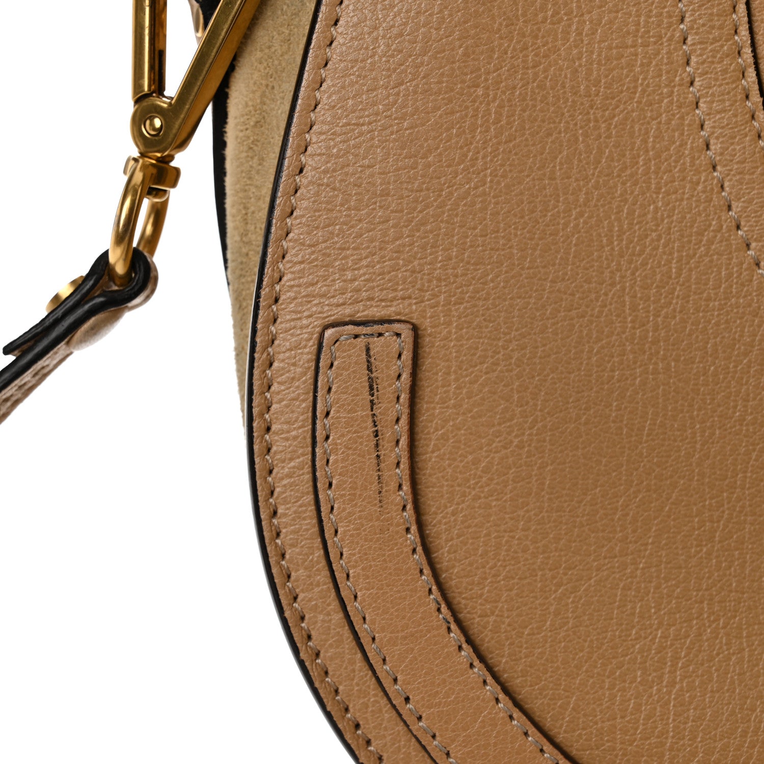 Chloe Calfskin Suede Medium Pixie Shoulder Bag Tan 14 of 15
