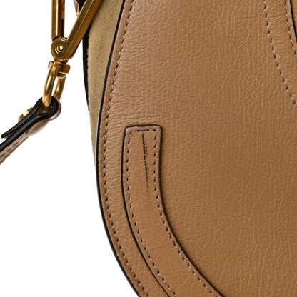 Chloe Calfskin Suede Medium Pixie Shoulder Bag Tan 14 of 15