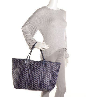 Goyard Goyardine Saint Louis GM Blue 3 of 10