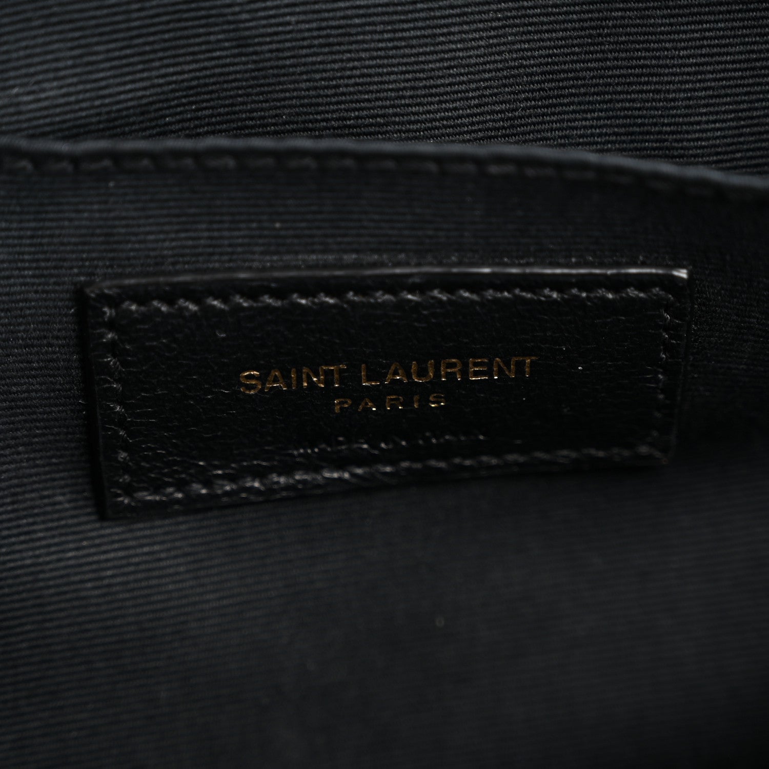 Saint Laurent Calfskin Matelasse Monogram Lou Camera Bag Black 6 of 13