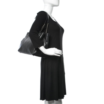 Chanel Glazed Calfskin Boy Tote Black 2 of 20