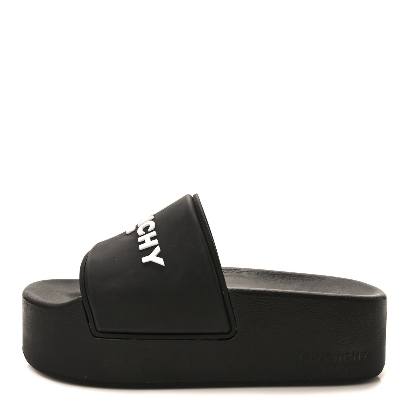 Rubber Logo 101 Dalmatians Platform Slides 38 Black