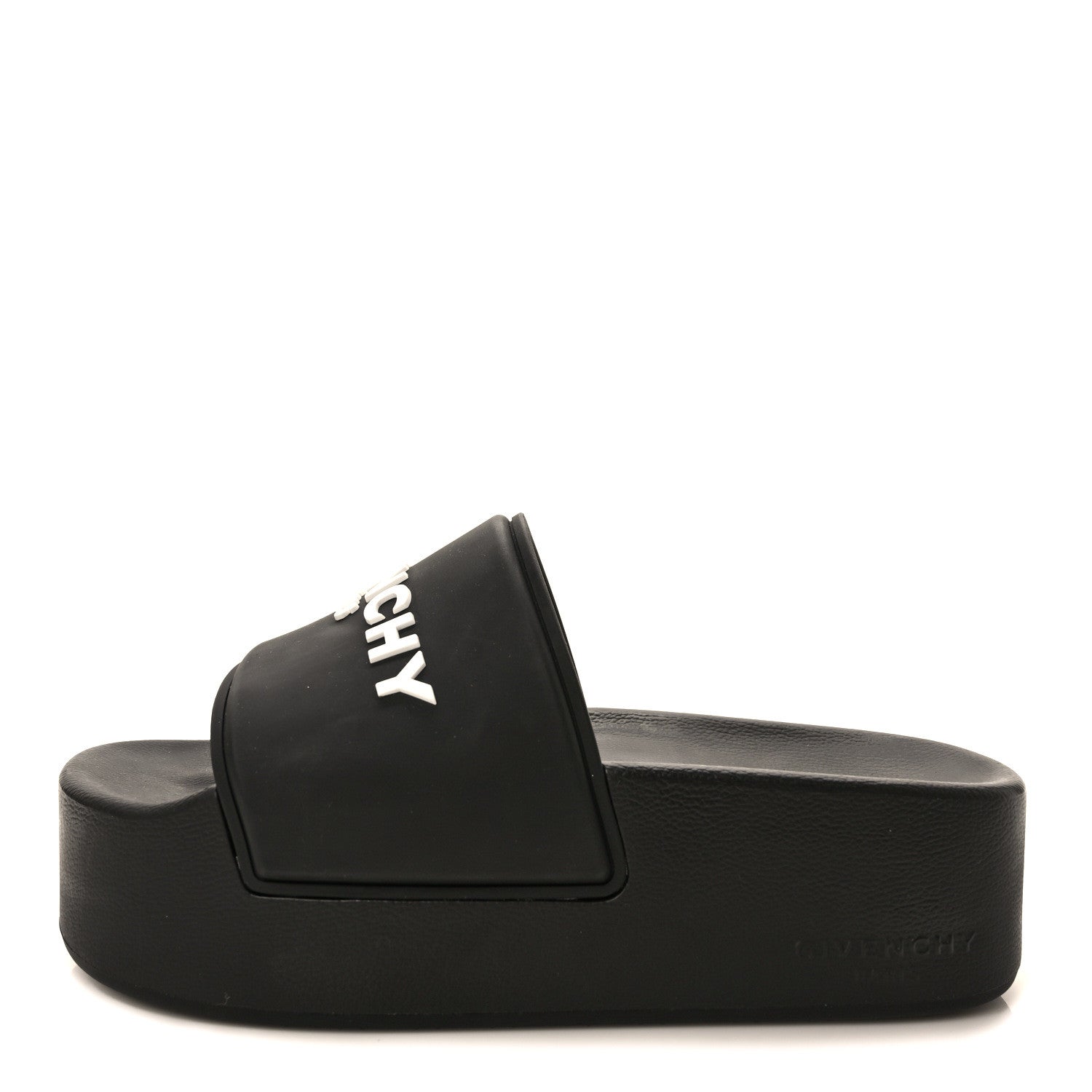 Givenchy Rubber Logo 101 Dalmatians Platform Slides 38 Black 1 of 6