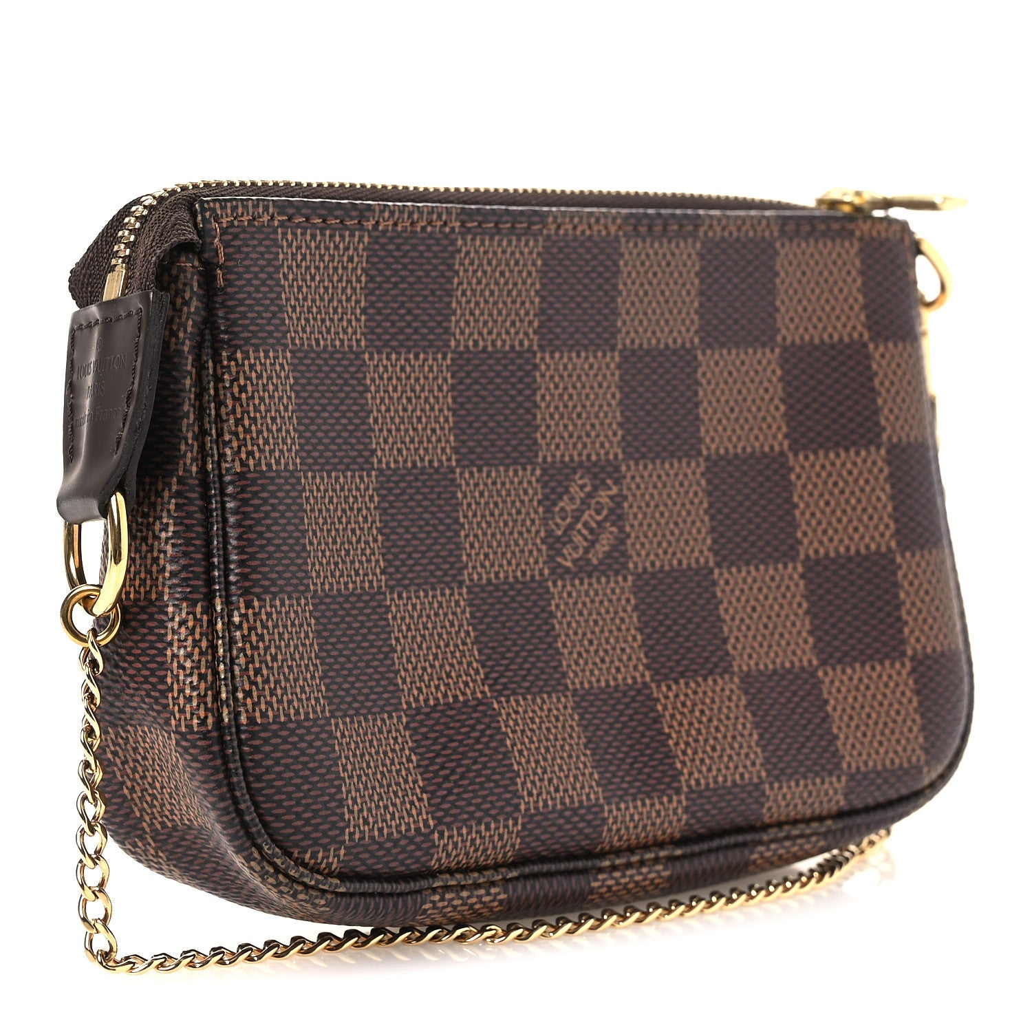 Louis Vuitton Damier Ebene Mini Pochette Accessories 3 of 11