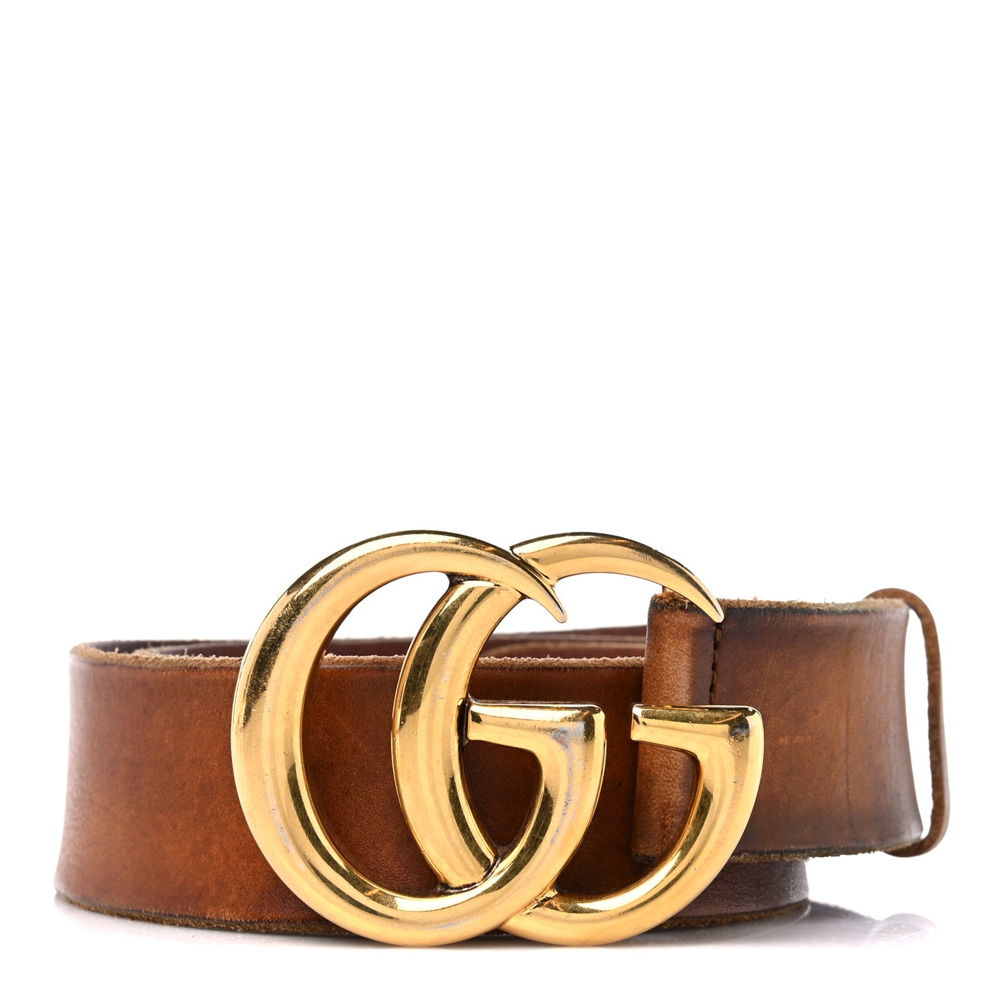 Faded Calfskin Double G Belt 75 30 Cuir