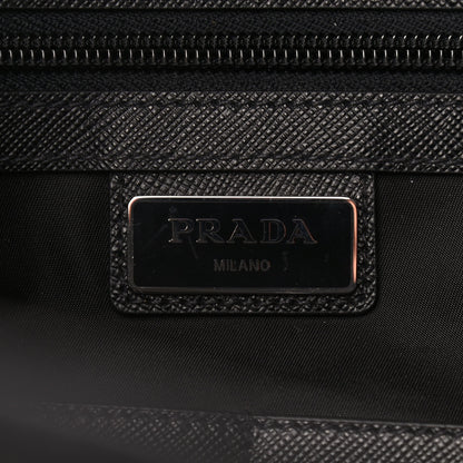 Prada Nylon Tessuto Impuntu Quilted Messenger Bag Black 6 of 8