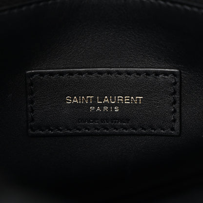 Saint Laurent Smooth Calfskin Small Le 5 A 7 Soft Hobo Black 6 of 11