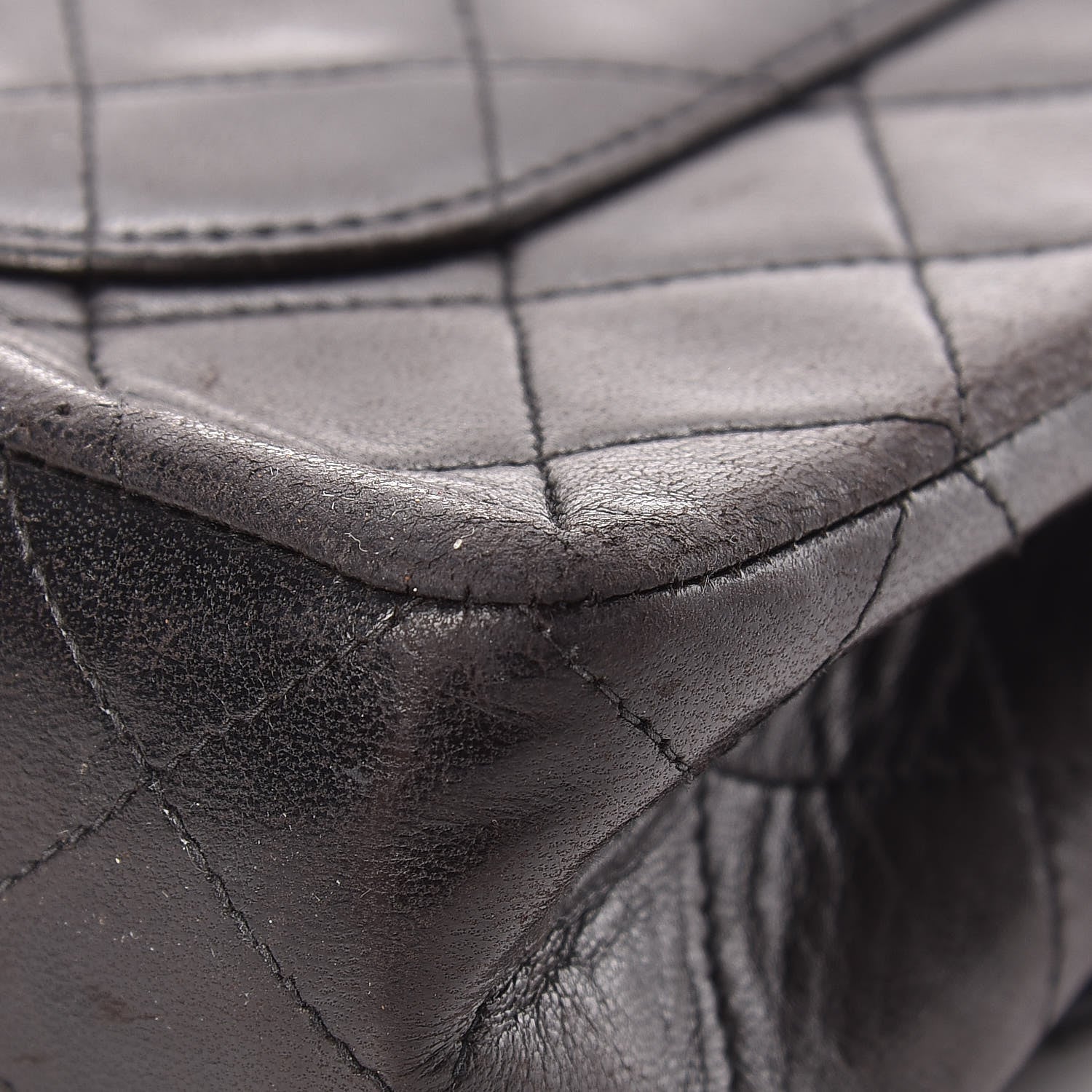 Chanel Lambskin Quilted Small Double Flap Black 12 of 14