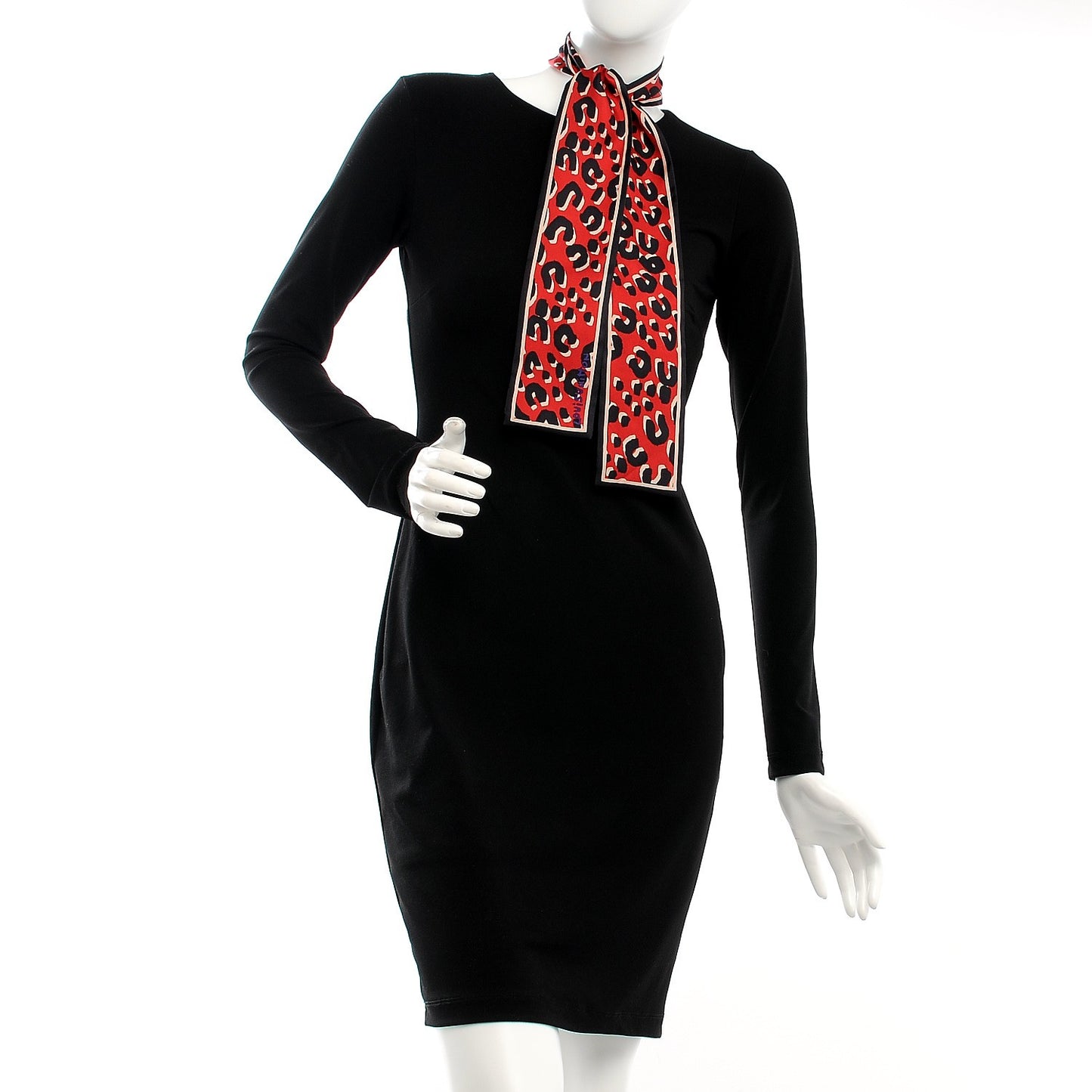 Silk Leopard Bandeau Rouge