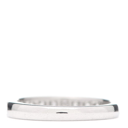 Tiffany Platinum Diamond 3mm Half Circle Wedding Band Ring 52 6 3 of 6