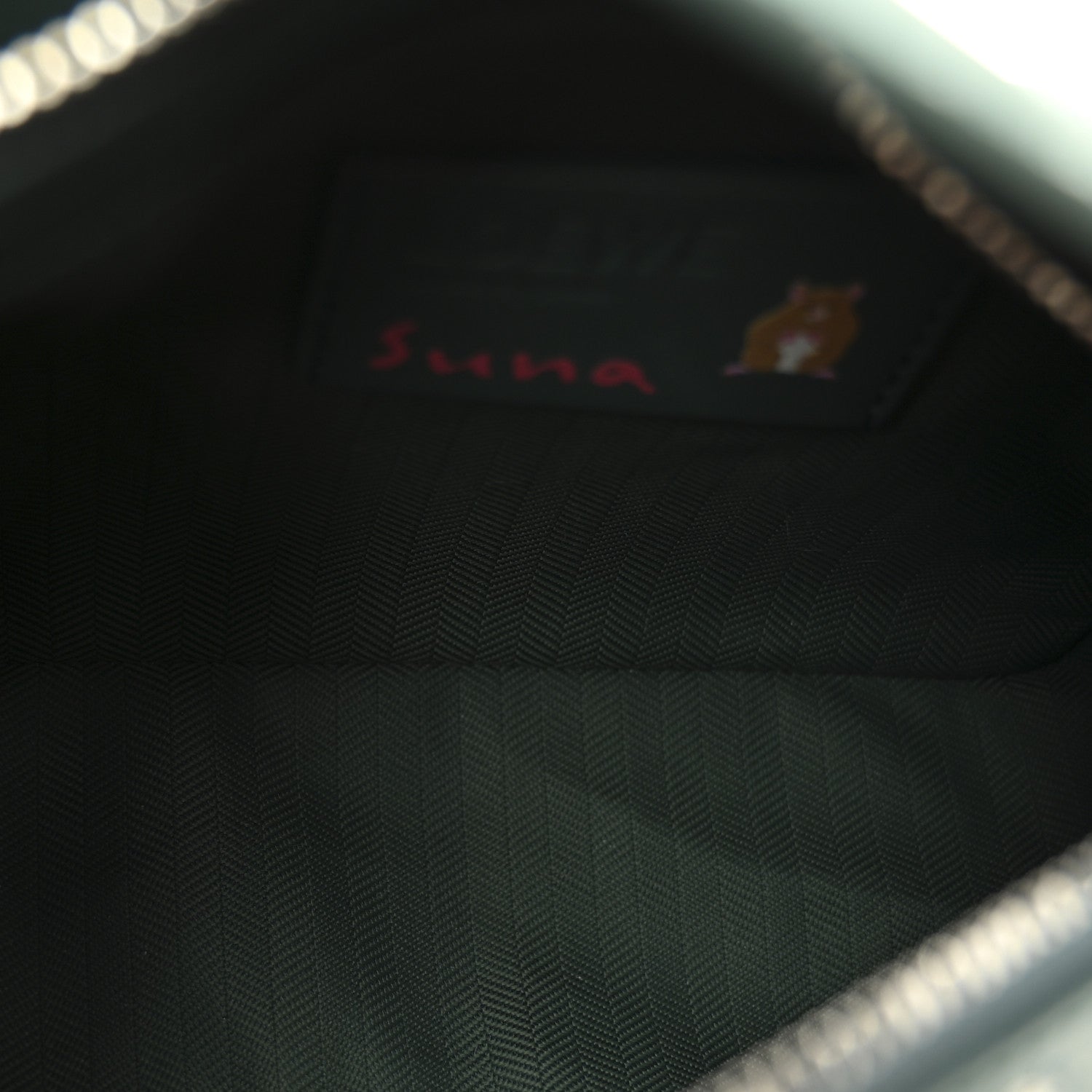 Loewe X SUNA FUJITA Shiny Calfskin Mini Octopus Puzzle Edge Bag Vetiver 5 of 10