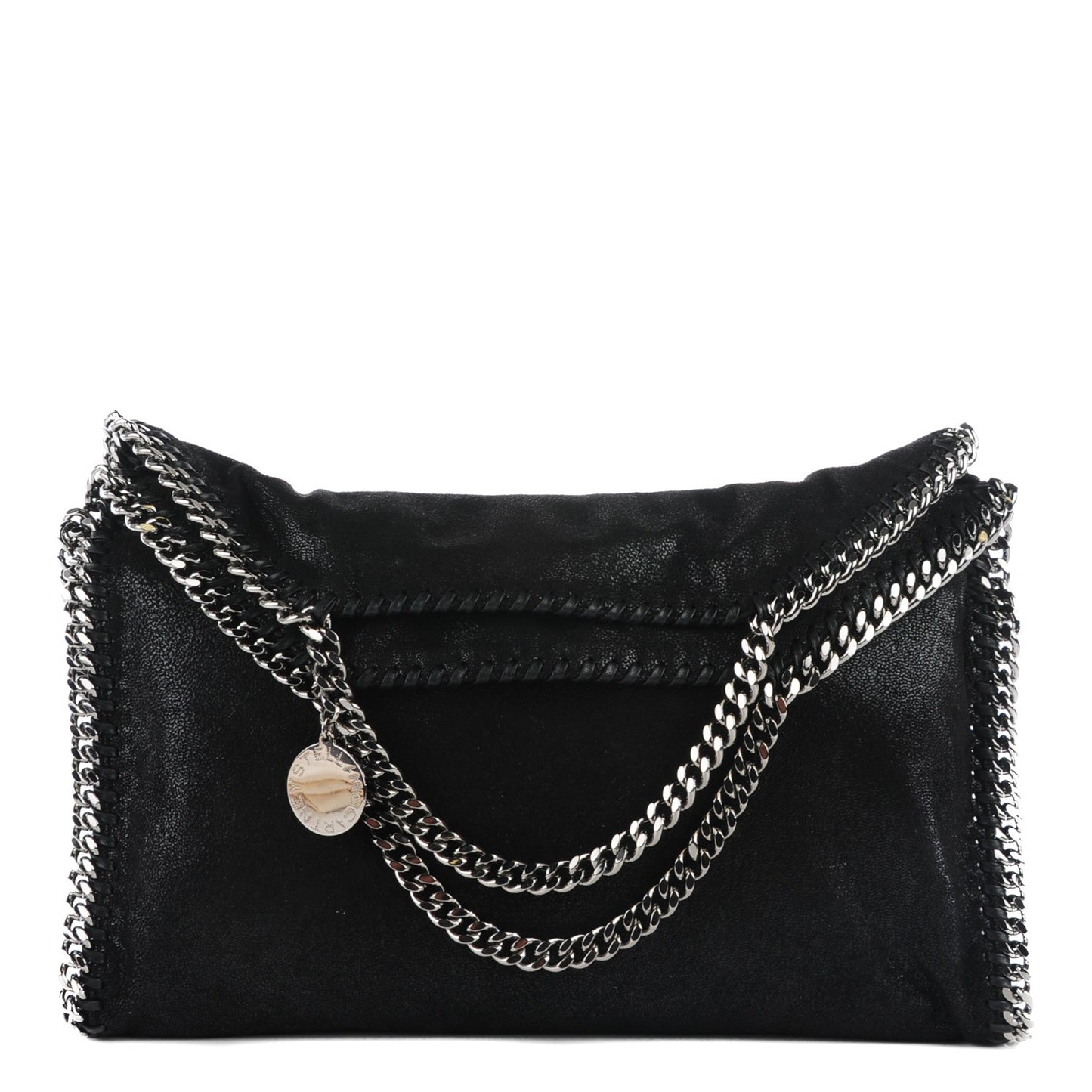 Shaggy Deer Falabella Fold Over Tote Black